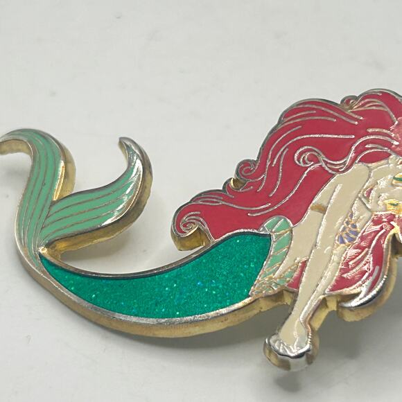 Glitter Tail ARIEL The Little Mermaid Collectible Disney Official Trading Pin - Picture 3 of 4